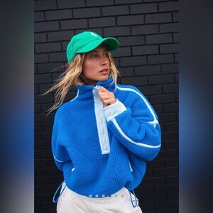 FP Movement Mountain High Half Zip Fleece- Mid Atlantic Combo